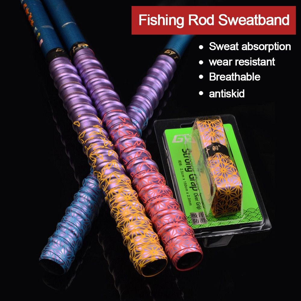 Badminton Grip Tape - 그라디언트 다채로운 두꺼운 스포츠 낚시대 스웨트