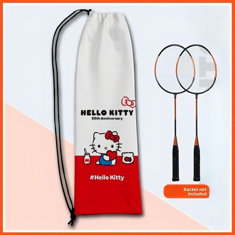 Racket Cover Bag - 귀여운 헬로 키티 50주년 기념 배드민턴