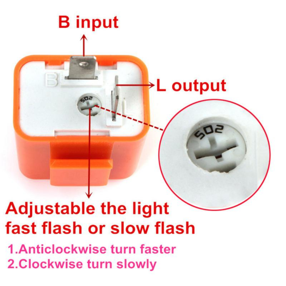 12V 속도 조절 가능 2핀 LED 전자 플래셔 릴레이 - Badminton Flash 리뷰 및 가격