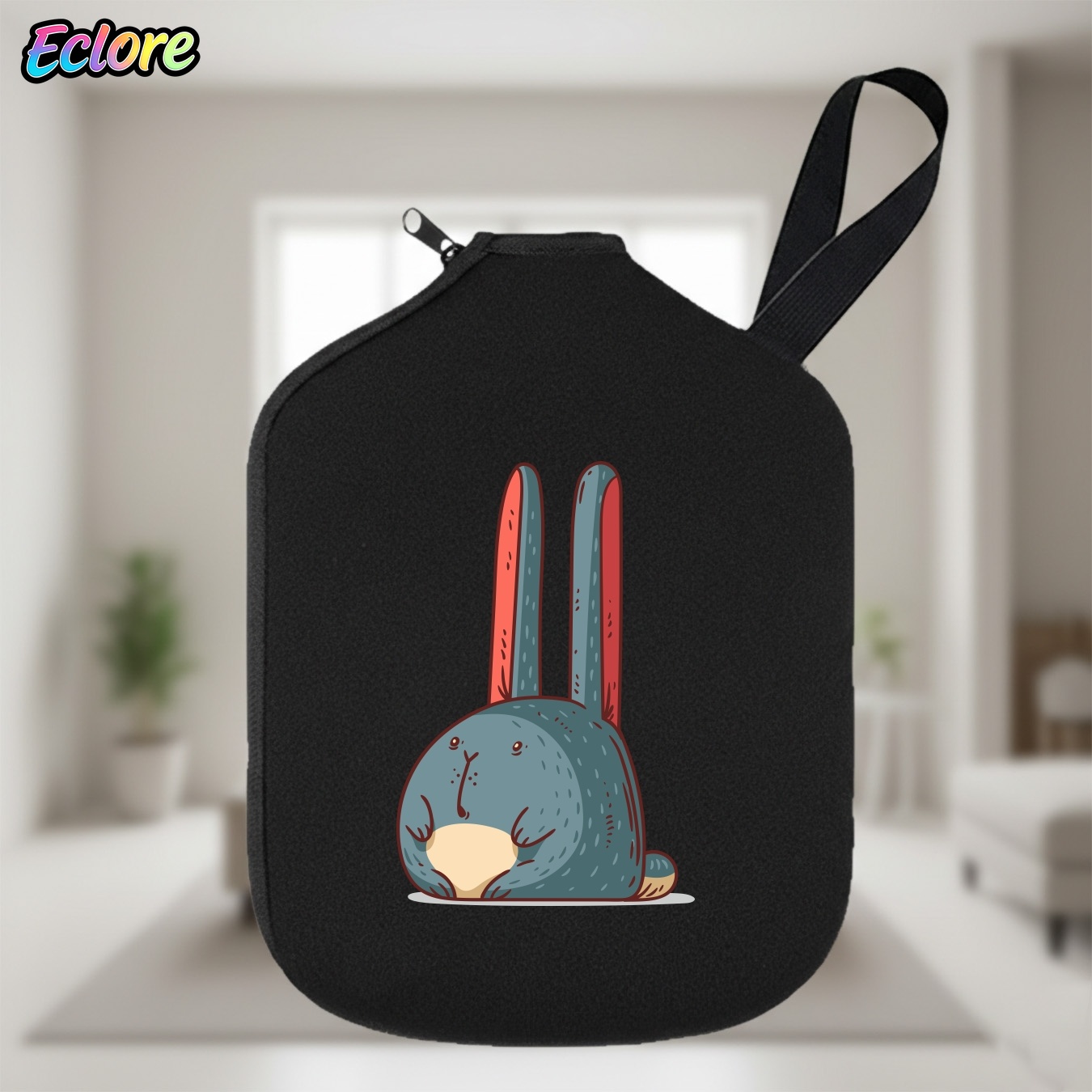 귀여운 토끼 피클볼 패들 가방, 내구성이 뛰어난 만화  - Racket Cover Bag 리뷰 및 가격