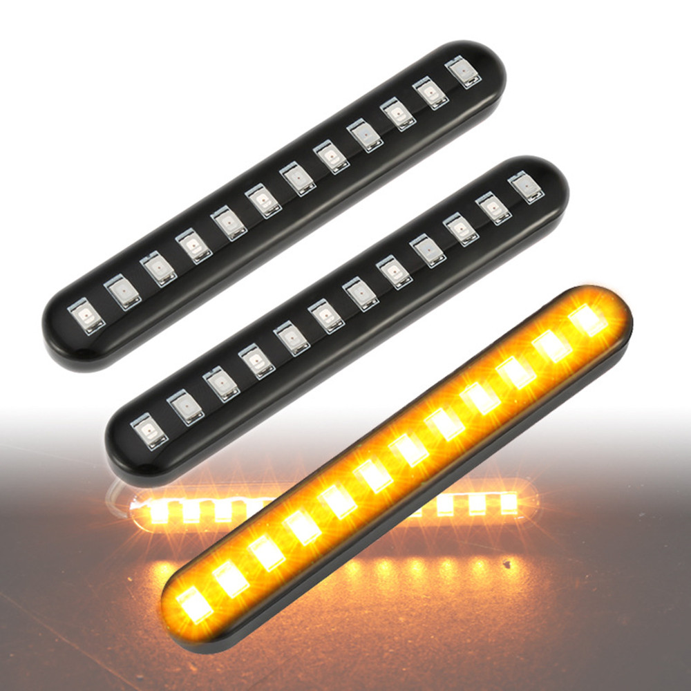 2Pcs 12 LED 모토 신호 조명 순차 물 흐르는  - Badminton Flash 리뷰 및 가격