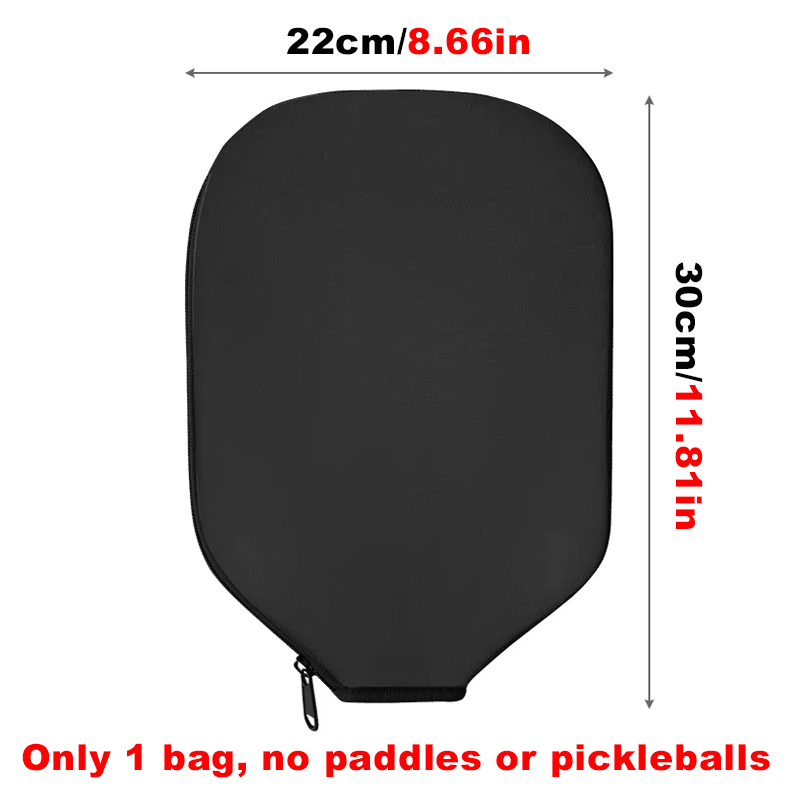 지퍼가 달린 네오프렌 피클볼 패들 커버 휴대용 피클볼  - Racket Cover Bag 리뷰 및 가격