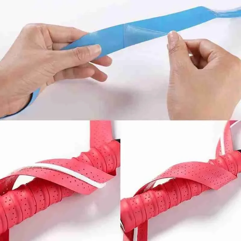 라켓 그립 테니스 핸들 가죽 랩 라켓용 프리미엄 천공  - Badminton Grip Tape 리뷰 및 가격